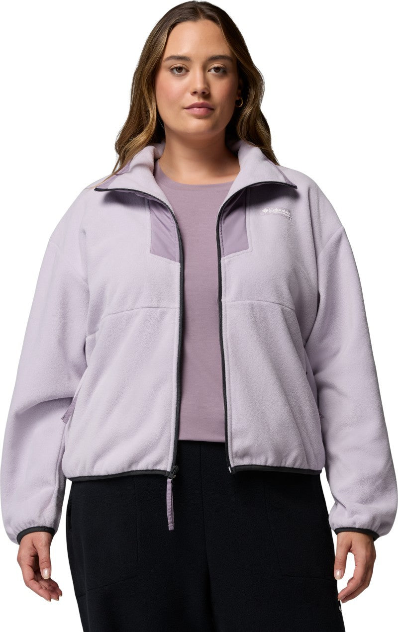Sequoia Grove Full Zip Fleece, Extended - Womens - lavender pearl / shale purple 1