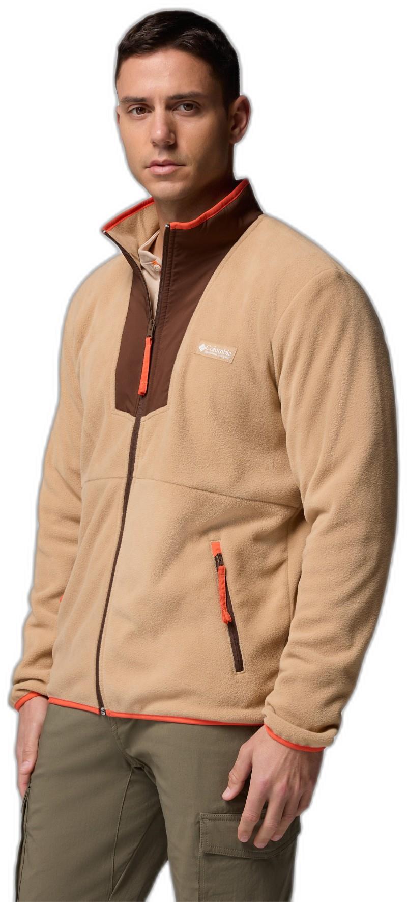 Sequoia Grove Full Zip Fleece - Mens - canoe / tobacco 1