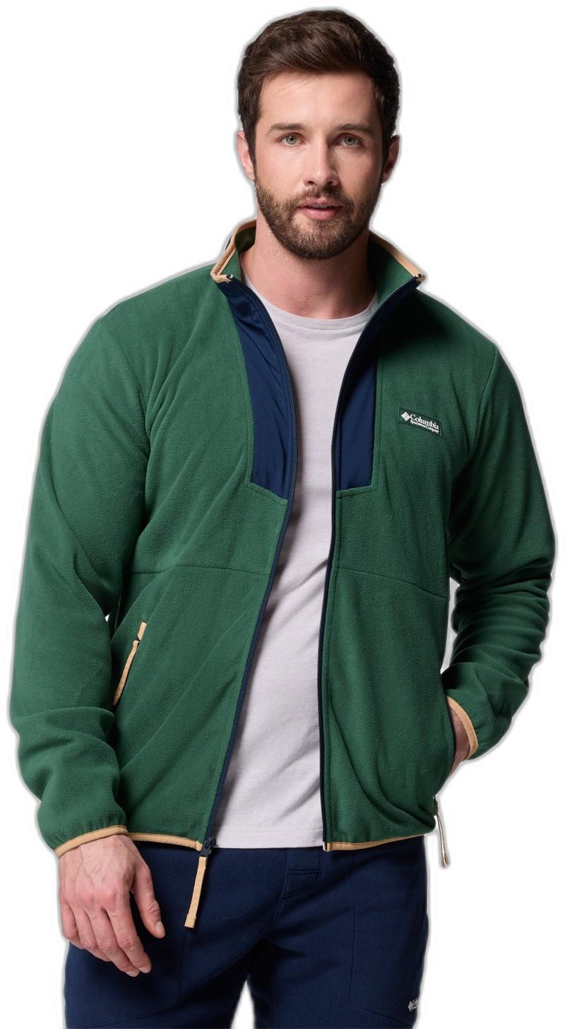 Sequoia Grove Full Zip Fleece - Mens - rain forest / collegiate navy 1