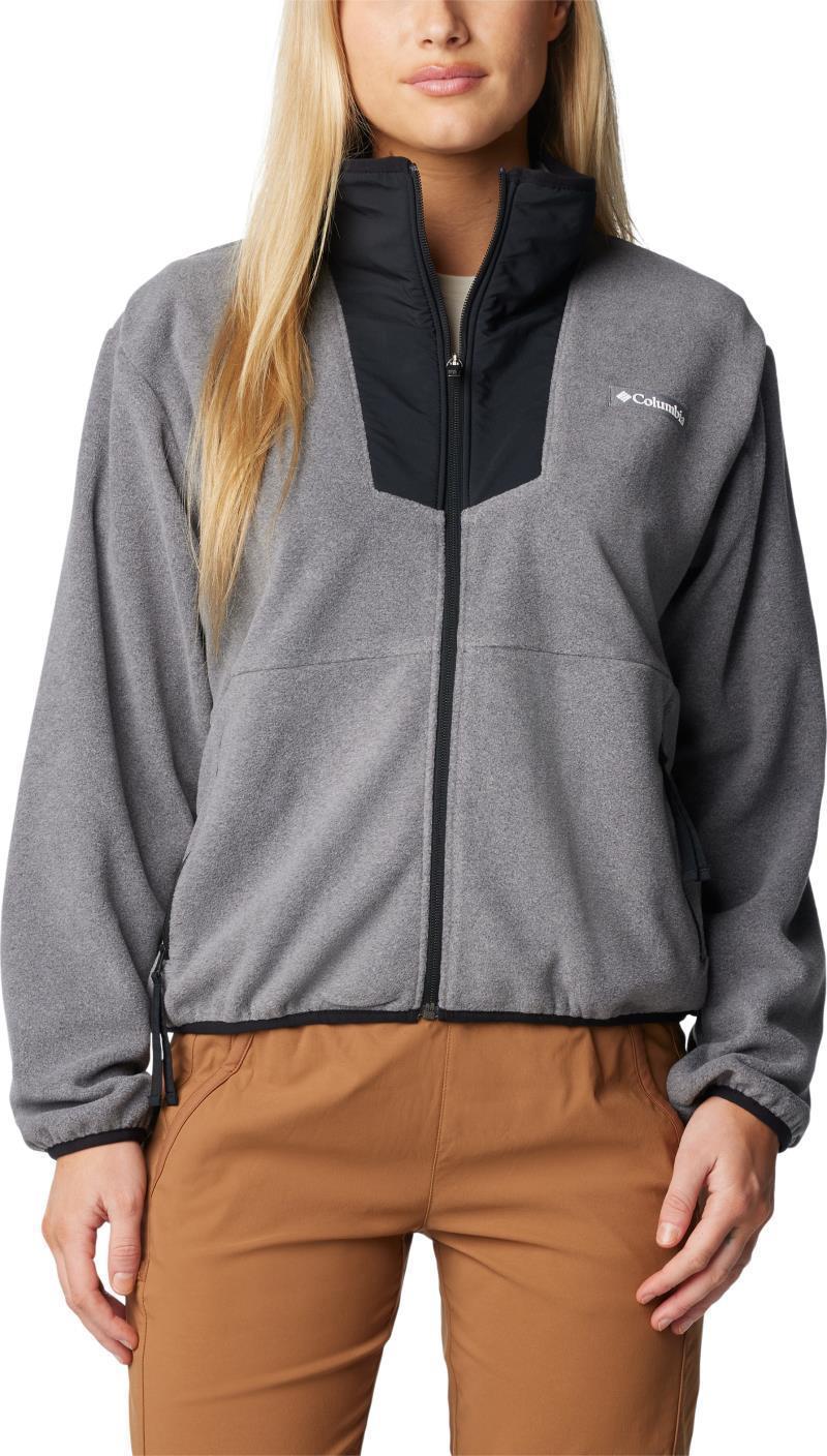 Sequoia Grove Full Zip Fleece - Womens - City Grey Heather / Black 1