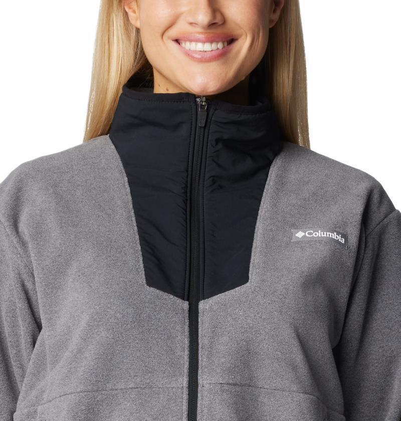 Sequoia Grove Full Zip Fleece - Womens - City Grey Heather / Black 6