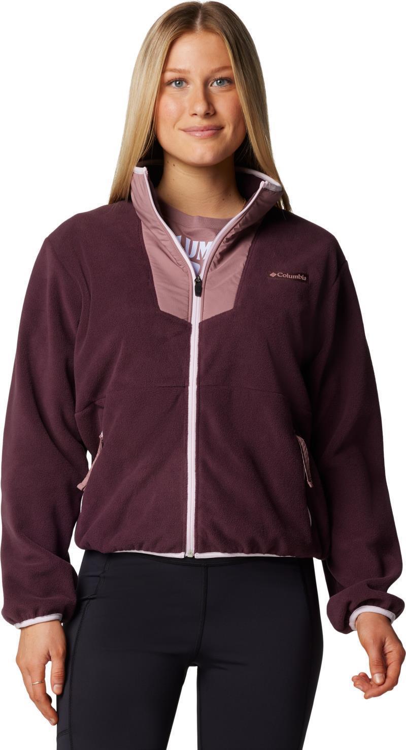 Sequoia Grove Full Zip Fleece - Womens - Moonvista / Fig / Pink Dawn 1
