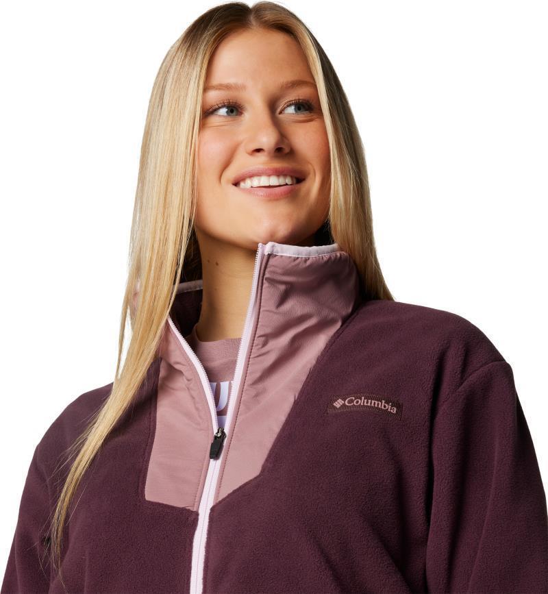 Sequoia Grove Full Zip Fleece - Womens - Moonvista / Fig / Pink Dawn 3