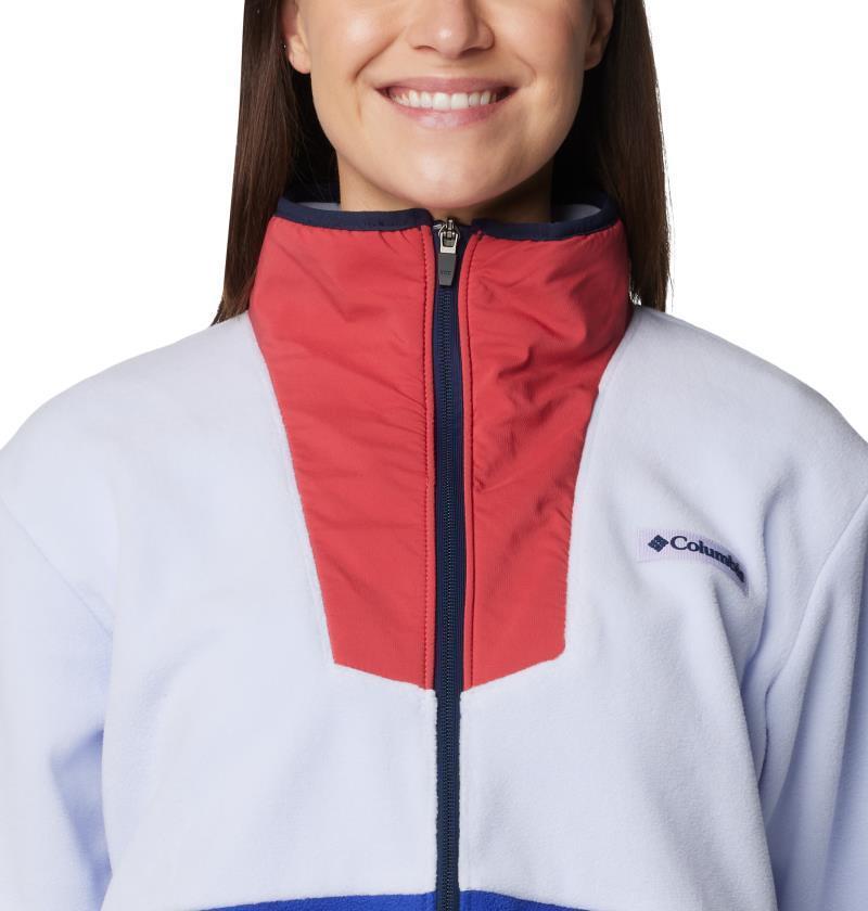 Sequoia Grove Full Zip Fleece - Womens - Snowdrift / Clematis Blue 6