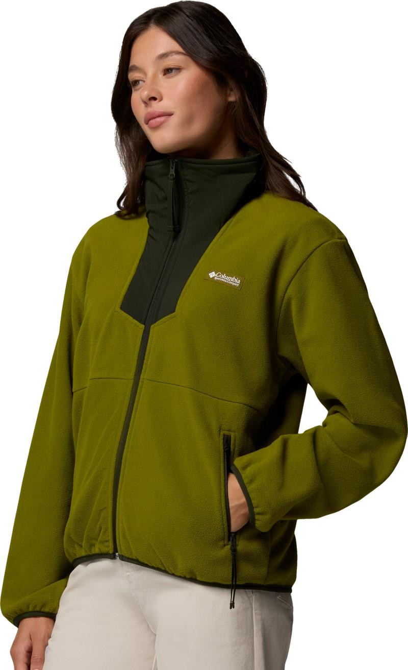 Sequoia Grove Full Zip Fleece - Womens - mossy green / greenscape 1