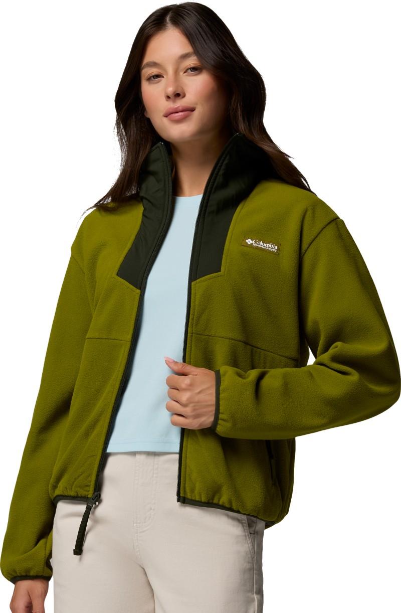 Sequoia Grove Full Zip Fleece - Womens - mossy green / greenscape 1