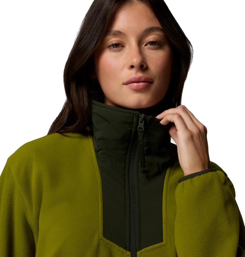 Sequoia Grove Full Zip Fleece - Womens - mossy green / greenscape 1