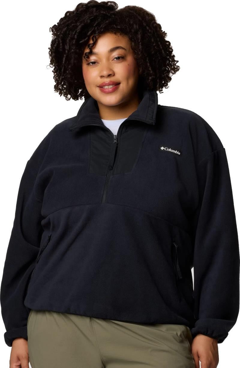 Sequoia Grove Half-Zip Fleece, Extended - Womens - black 1