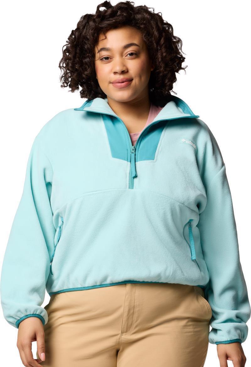 Sequoia Grove Half-Zip Fleece, Extended - Womens - spray / teal 1