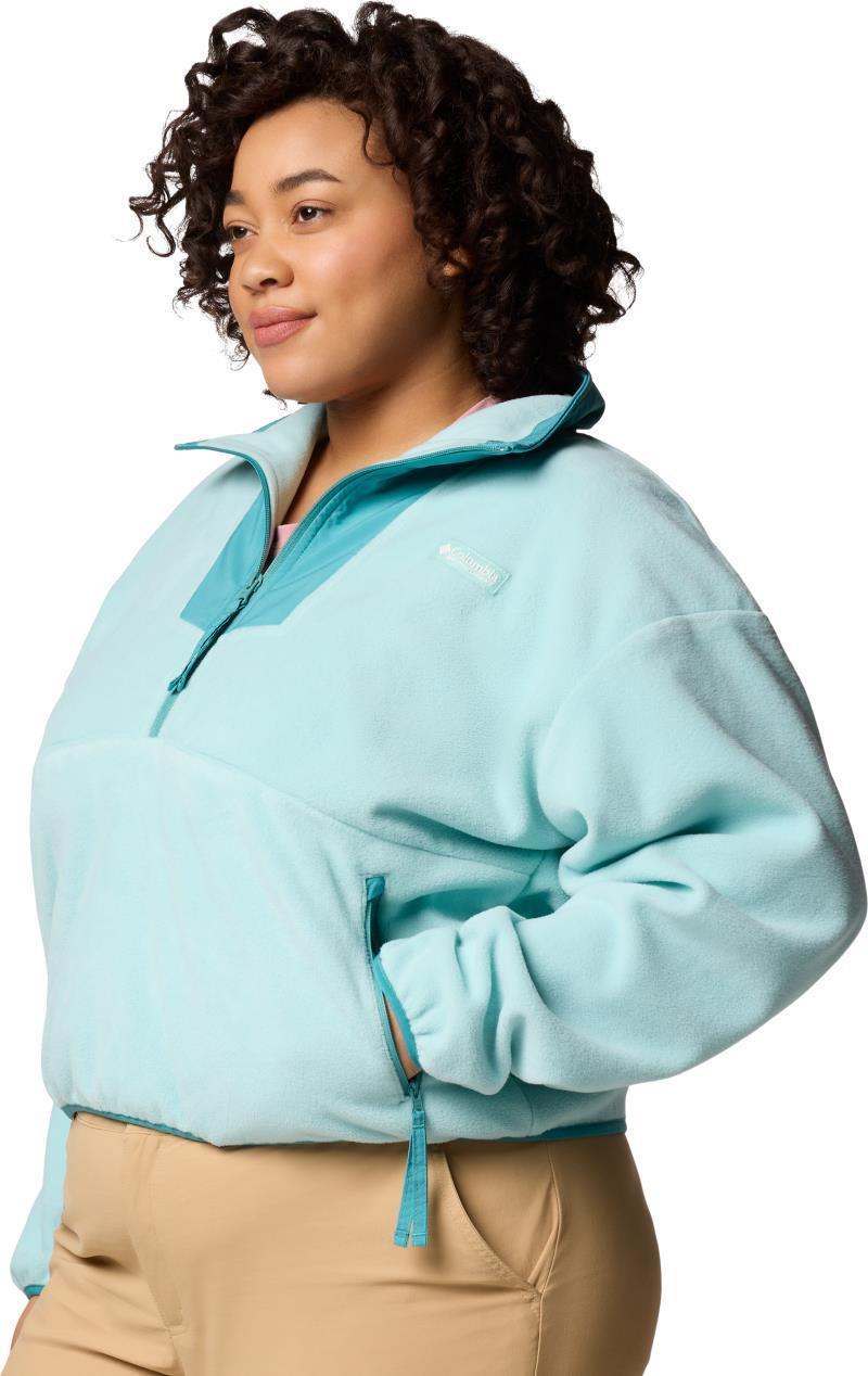 Sequoia Grove Half-Zip Fleece, Extended - Womens - spray / teal 1