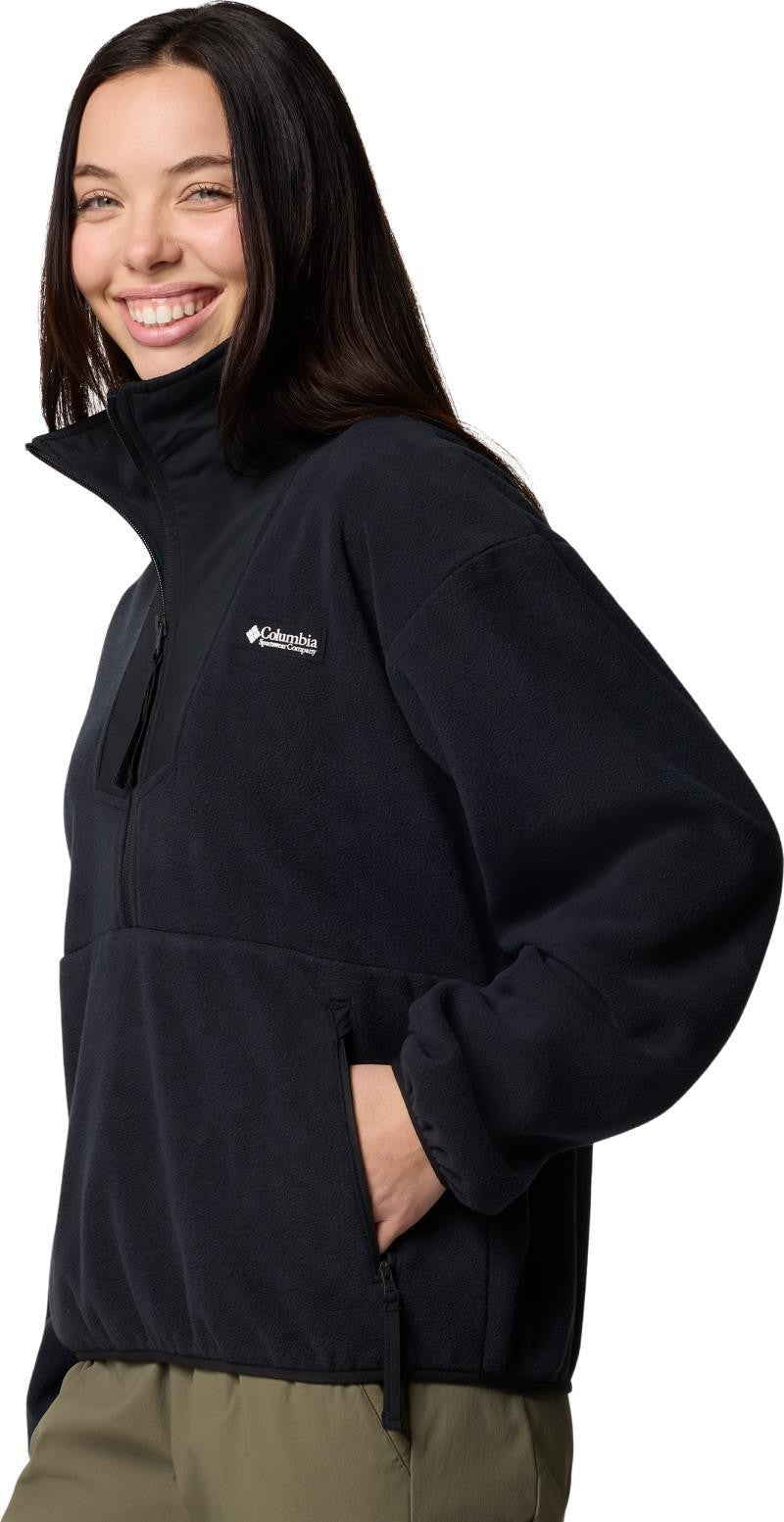 Sequoia Grove Half-Zip Fleece - Womens - black 1