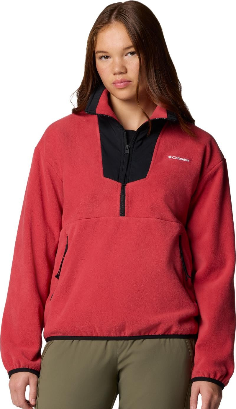 Sequoia Grove Half-Zip Fleece - Womens - daredevil / black 1