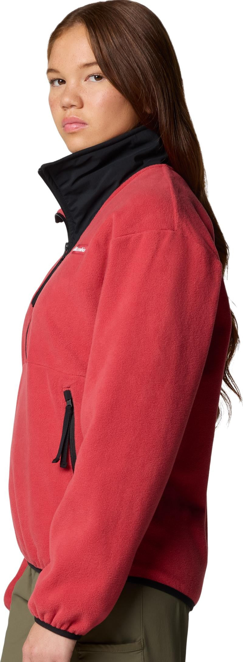 Sequoia Grove Half-Zip Fleece - Womens - daredevil / black 1