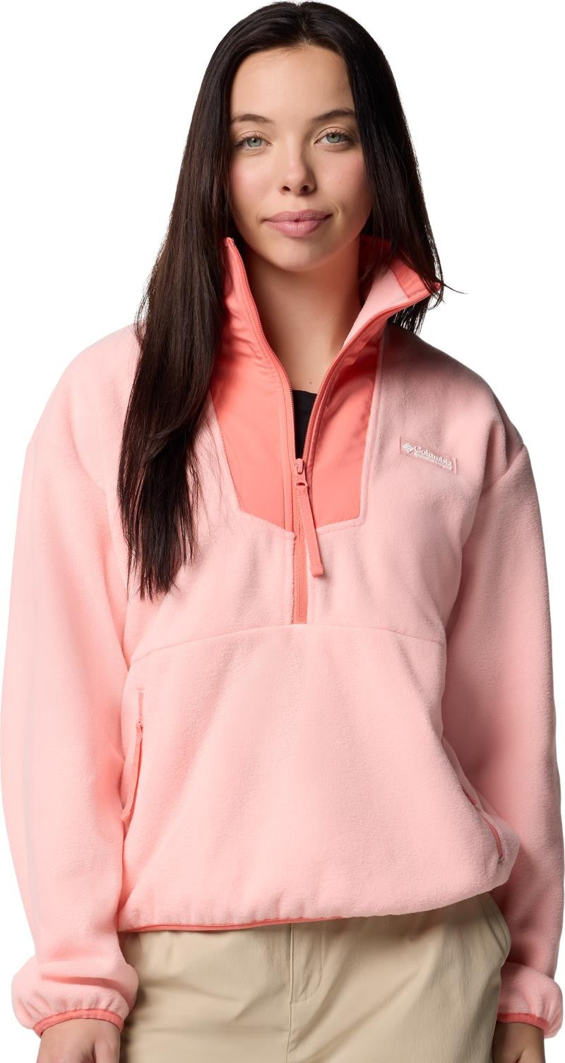 Sequoia Grove Half-Zip Fleece - Womens - pink sand / alpenglow 1