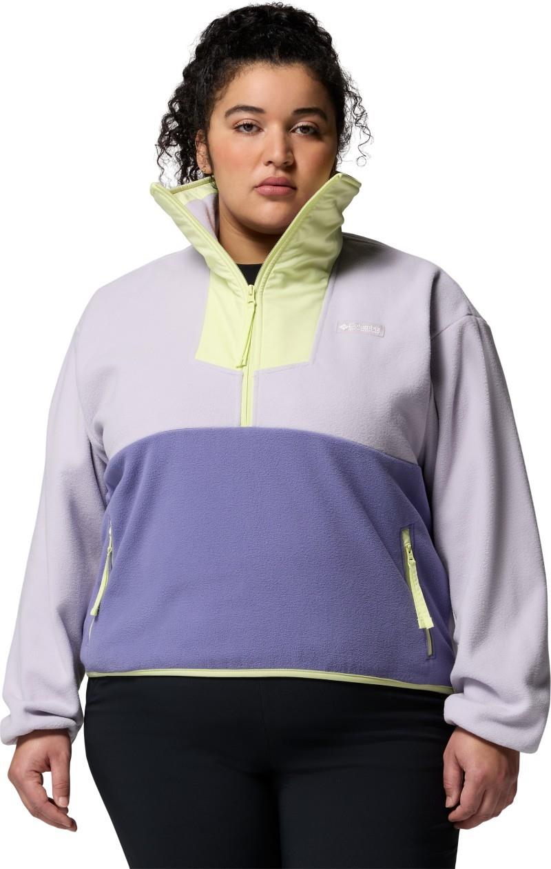 Sequoia Grove Half Zip Fleece, Extended - Womens - lavender pearl / stormwatch / citron haze 1