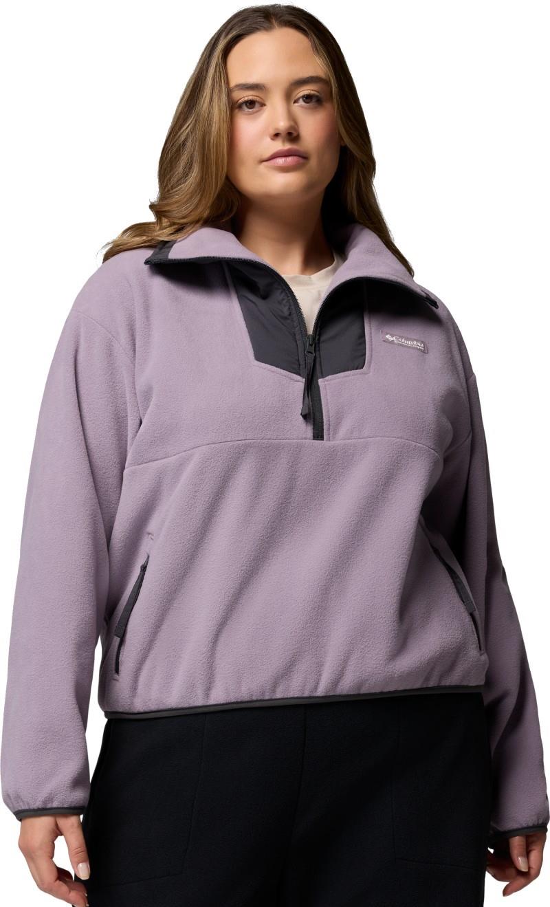 Sequoia Grove Half Zip Fleece, Extended - Womens - shale purple / shark / shark 1