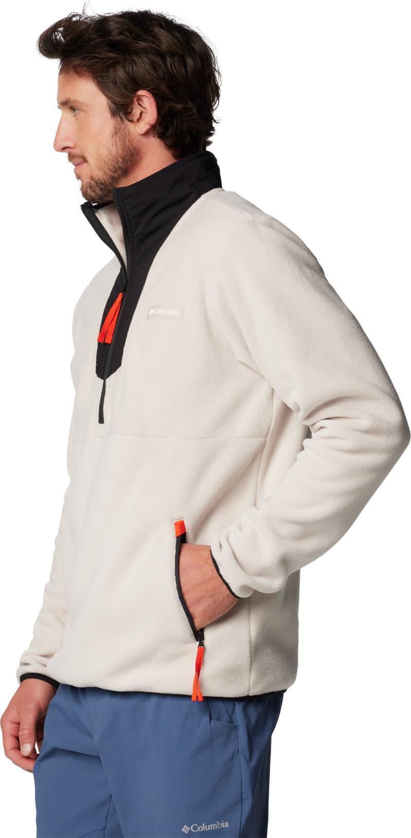 Sequoia Grove Half Zip Fleece - Mens - Dark Stone / Black / Spicy Pulls 4