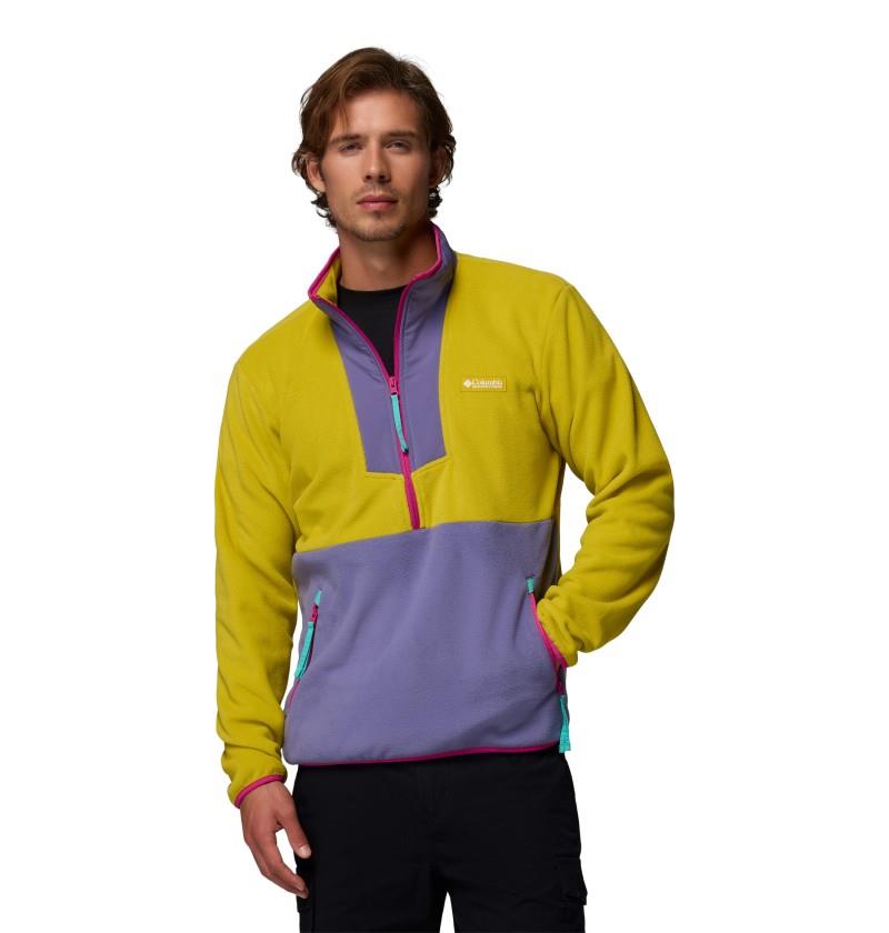 Sequoia Grove Half Zip Fleece - Mens - antique moss / stormwatch 1