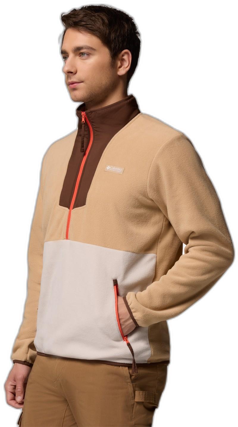 Sequoia Grove Half Zip Fleece - Mens - canoe / dark stone / tobacco 1