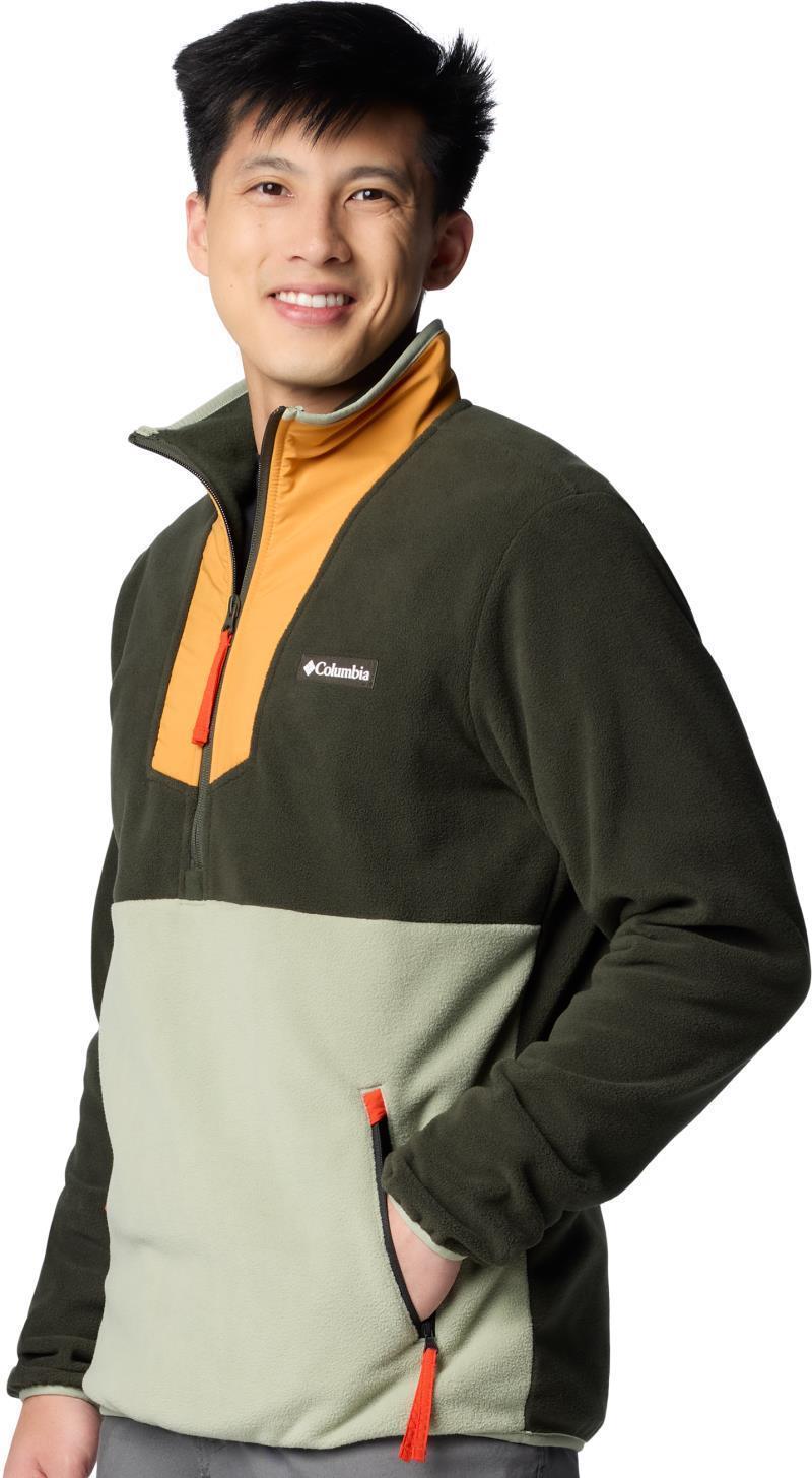 Sequoia Grove Half Zip Fleece - Mens - greenscape / sunstone / safari / spicy pull 1