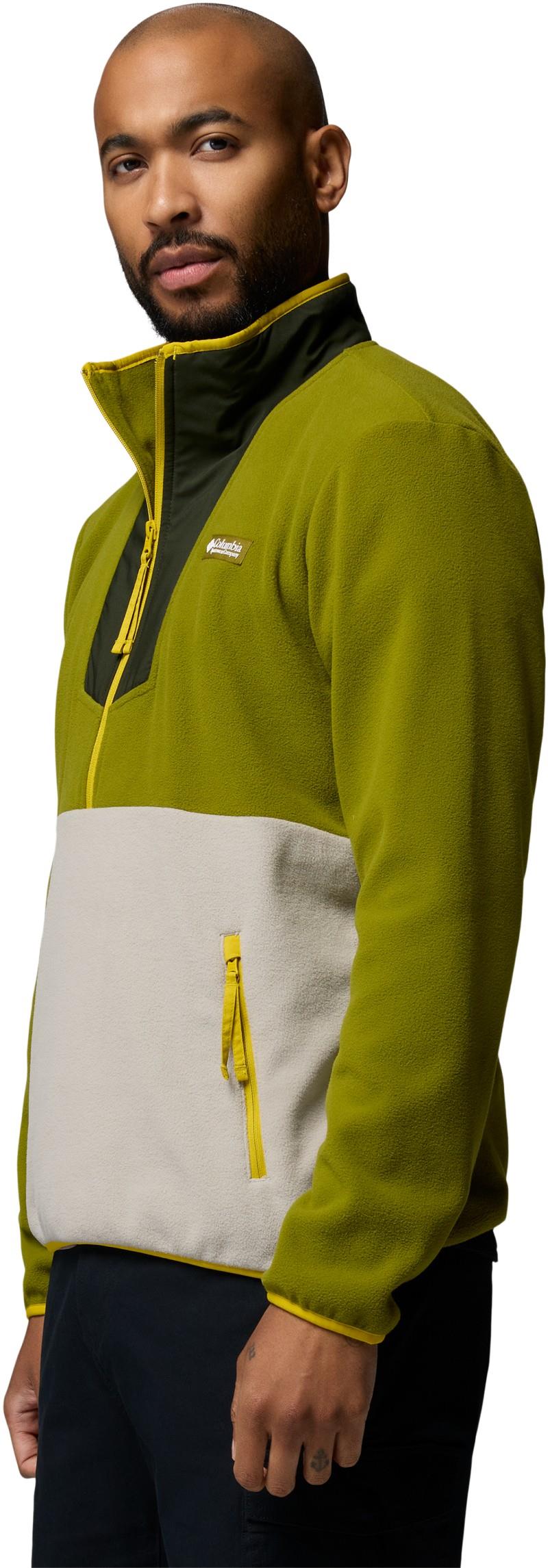 Sequoia Grove Half Zip Fleece - Mens - mossy green / greenscape 1