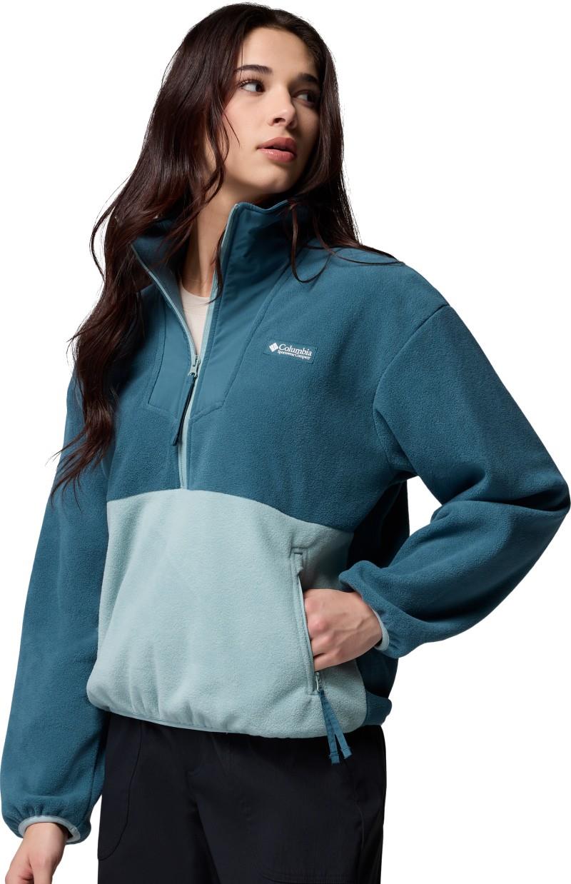 Sequoia Grove Half Zip Fleece - Womens - everblue / crushed blue 1