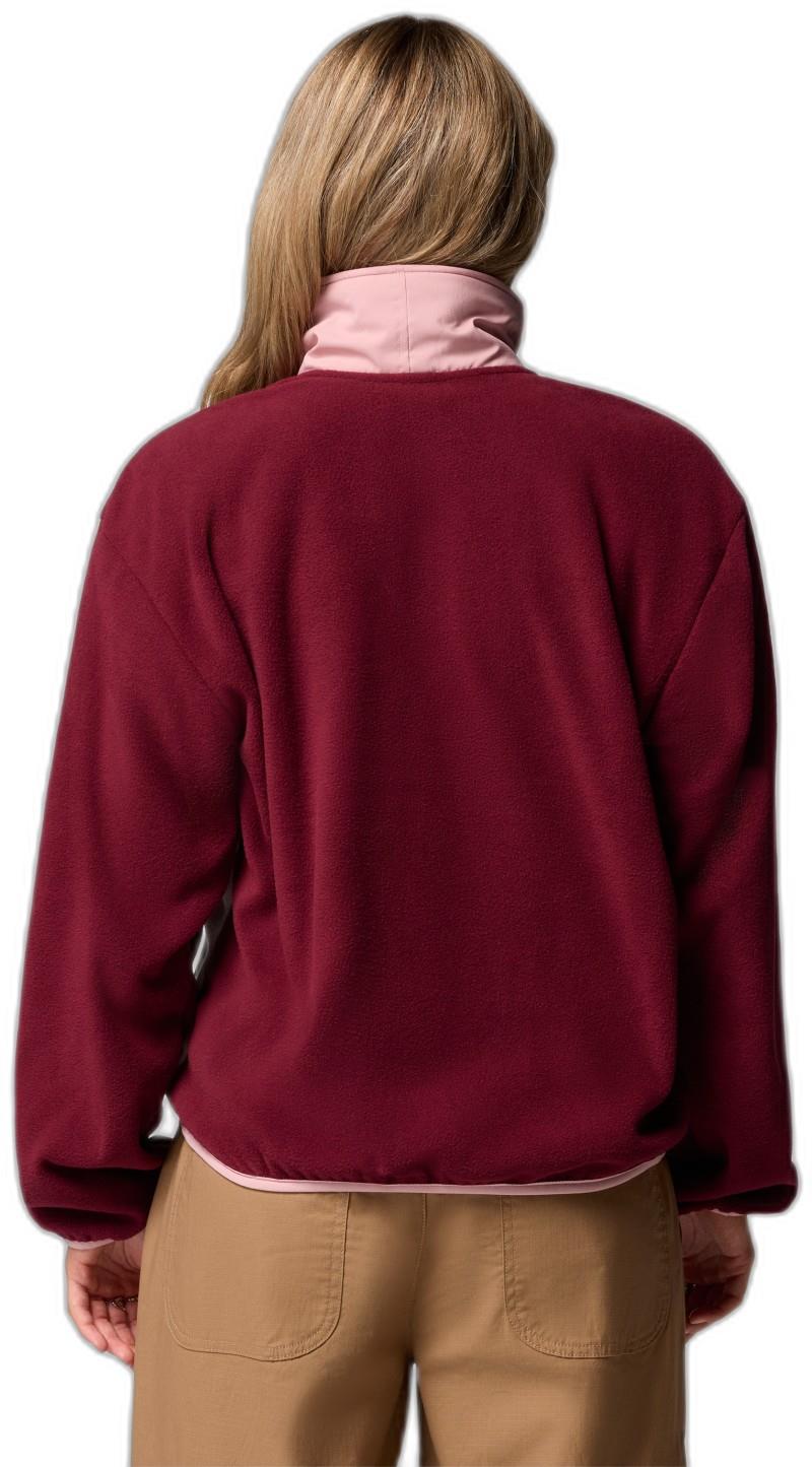 Sequoia Grove Half Zip Fleece - Womens - rich wine / dark stone / eraser pink 1