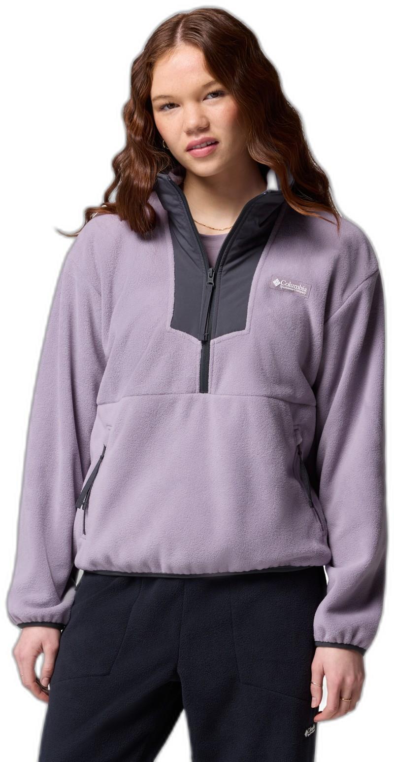 Sequoia Grove Half Zip Fleece - Womens - shale purple / shark / shark 1