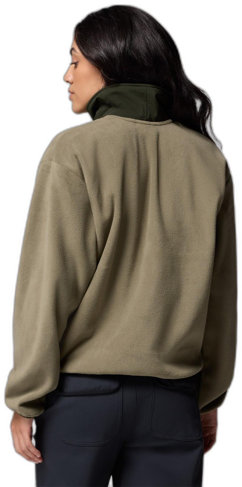 Sequoia Grove Half Zip Fleece - Womens - stone green / greenscape / collegiate navy 1