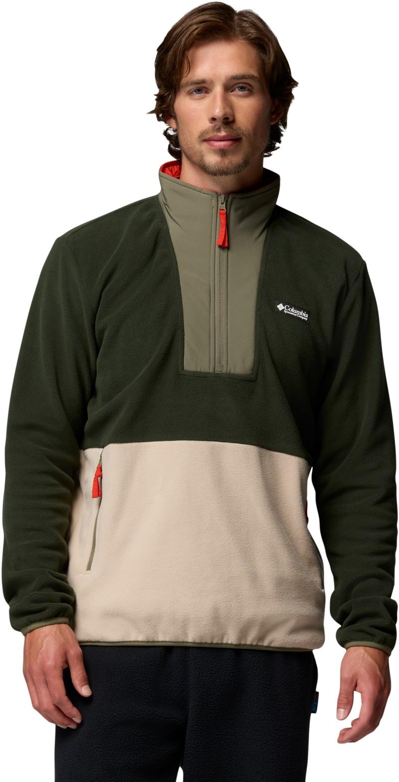 Sequoia Grove II Half-Zip Fleece - Mens - greenscape / ancient fossil / stone green 1