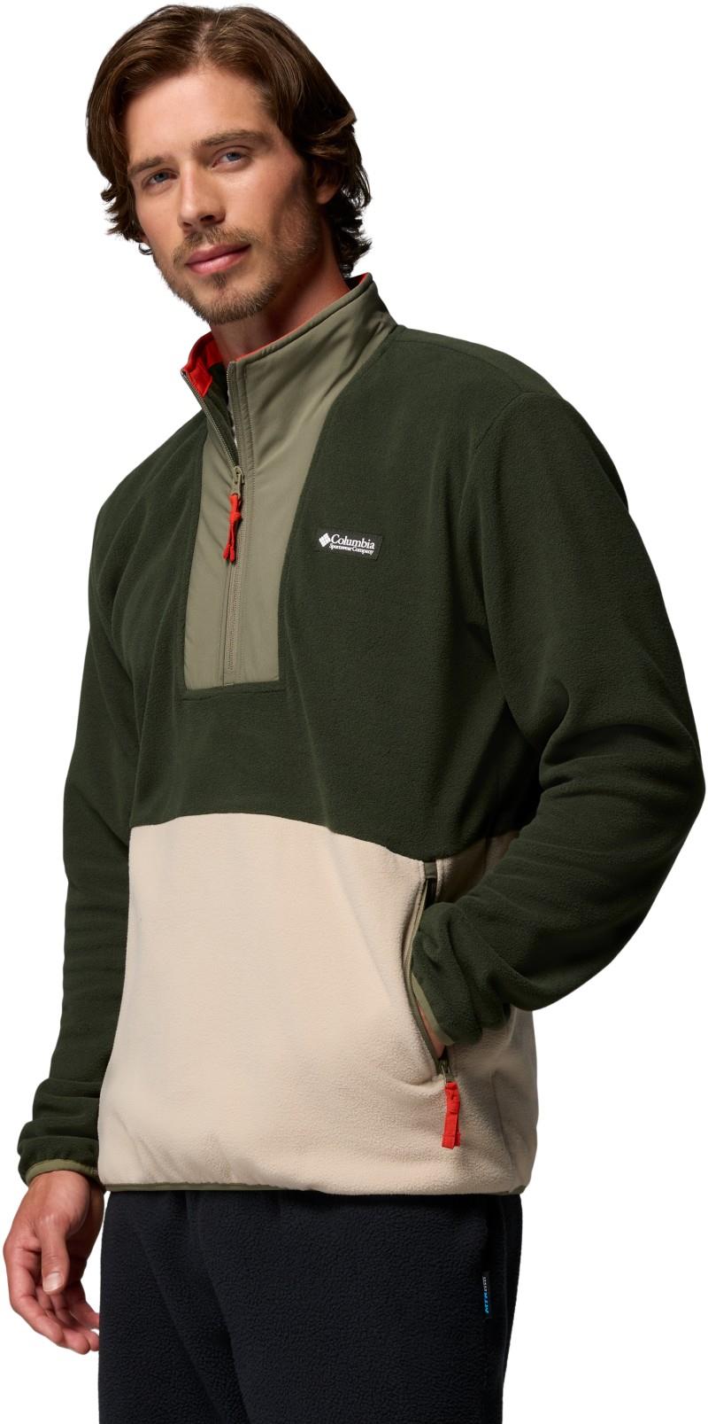 Sequoia Grove II Half-Zip Fleece - Mens - greenscape / ancient fossil / stone green 1