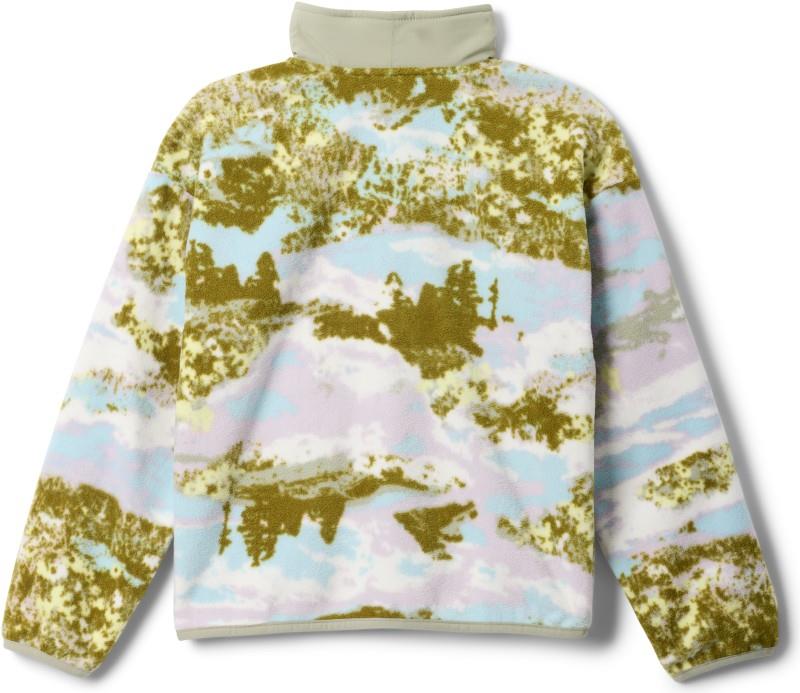 Sequoia Grove Printed Full Zip Fleece - Youth - citron haze fieldaze / safari 1
