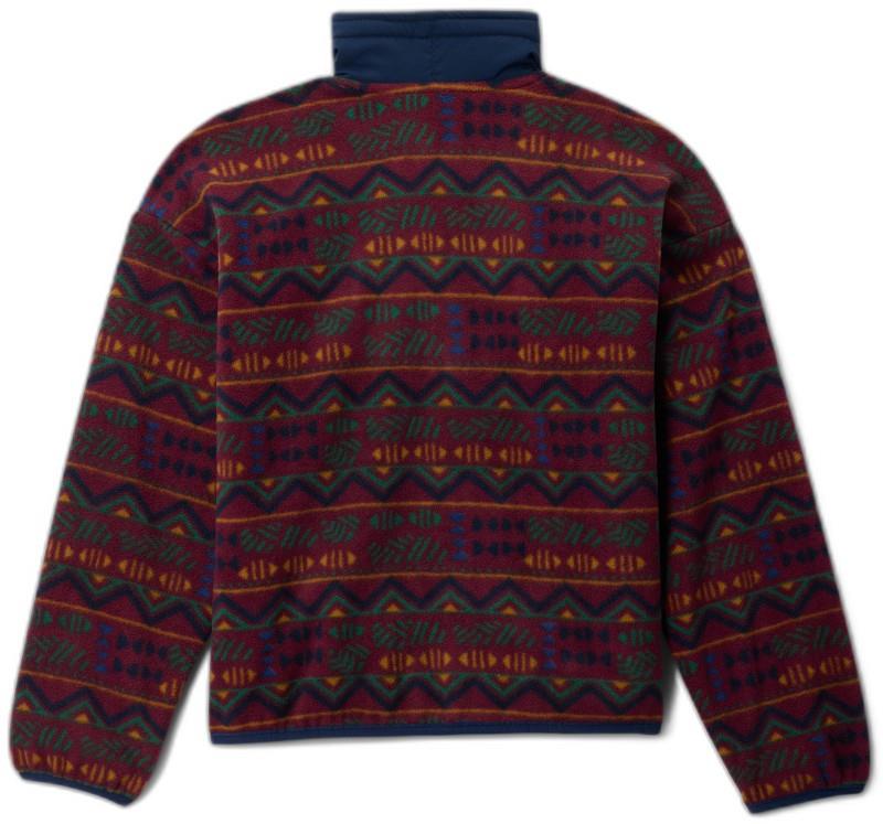 Sequoia Grove Printed Full Zip Fleece - Youth - rich wine horizons / collegiate navy 1