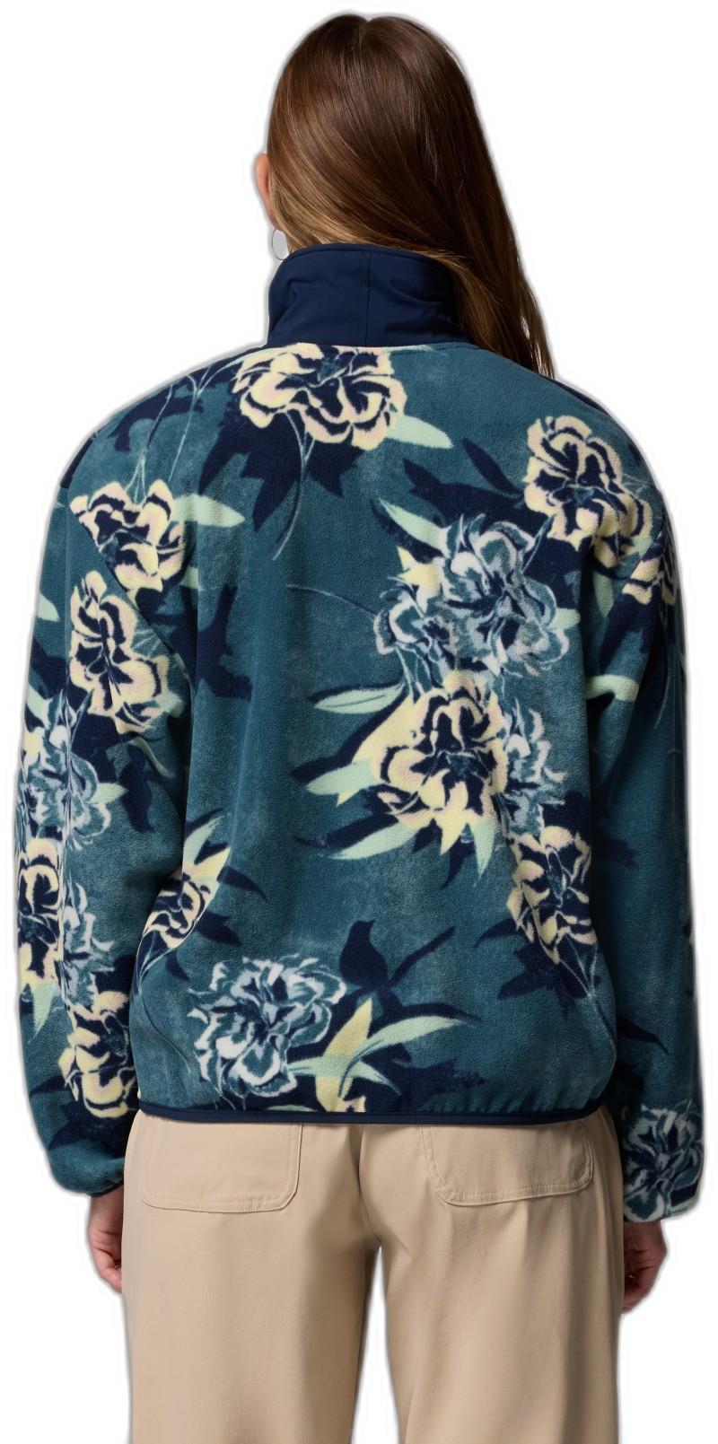 Sequoia Grove Printed Half Zip - Womens - everblue blossoming 1