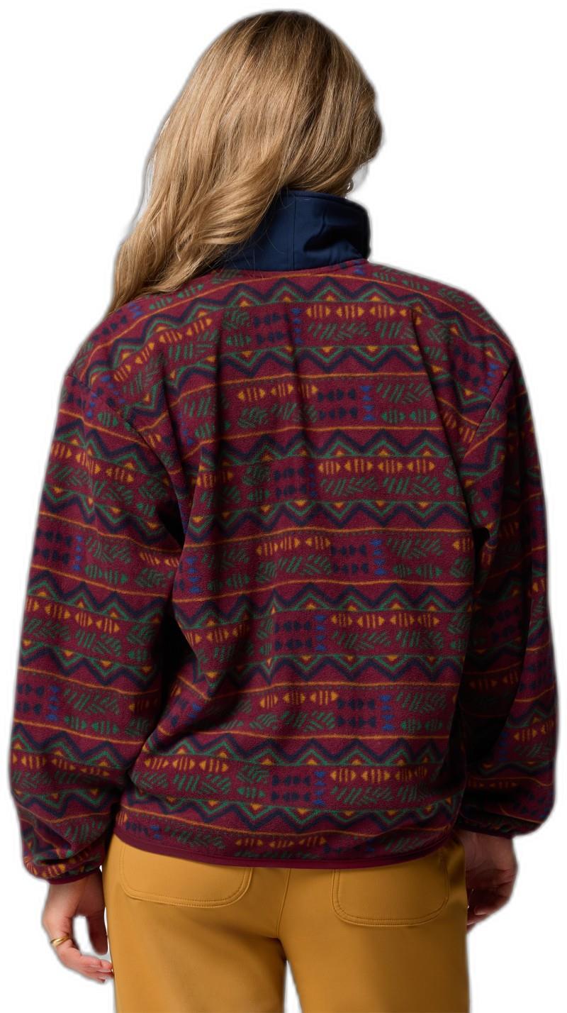 Sequoia Grove Printed Half Zip - Womens - rich wine horizons 1