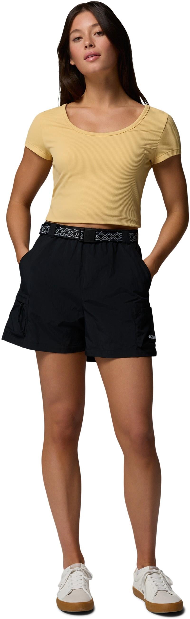 Sequoia Grove Woven Shorts, 4" Inseam - Womens - black 1