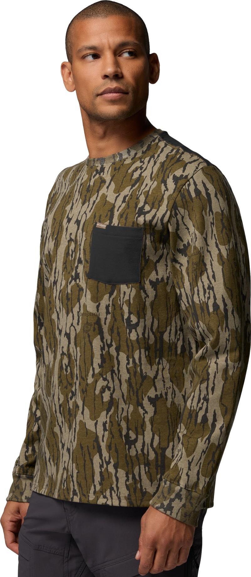 Sharptail Camo Crew - Mens - mossy oak bottomland 1