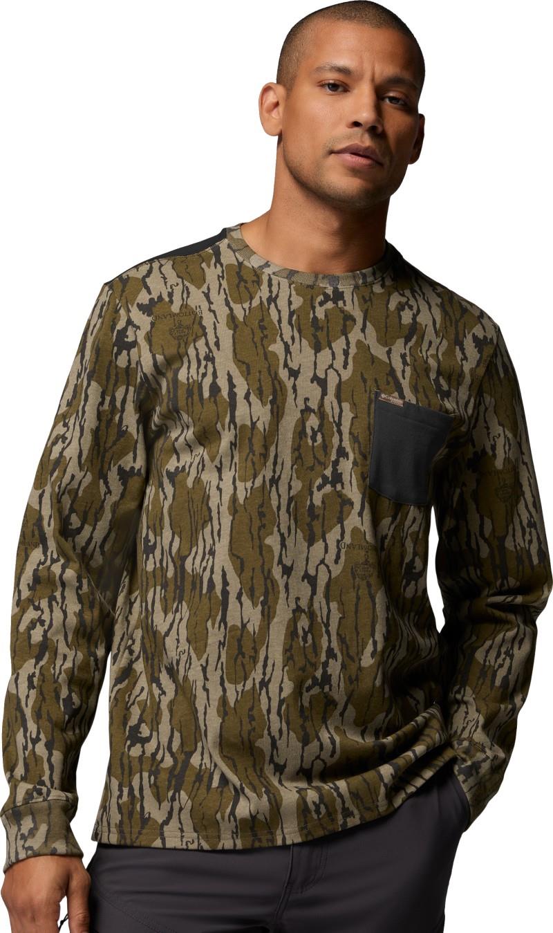Sharptail Camo Crew - Mens - mossy oak bottomland 1