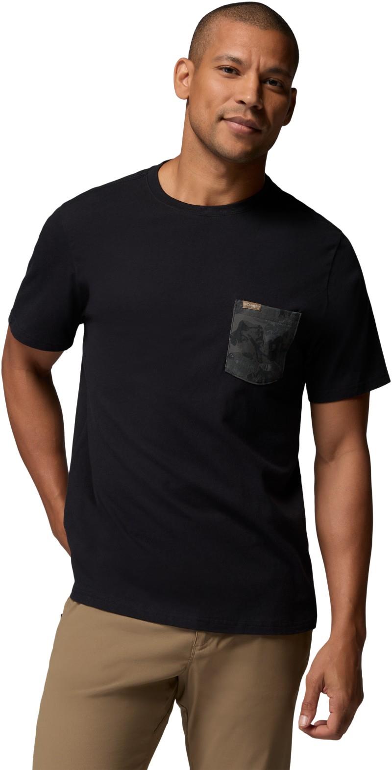 Sharptail Camo Pocket Tee - Mens - black 1