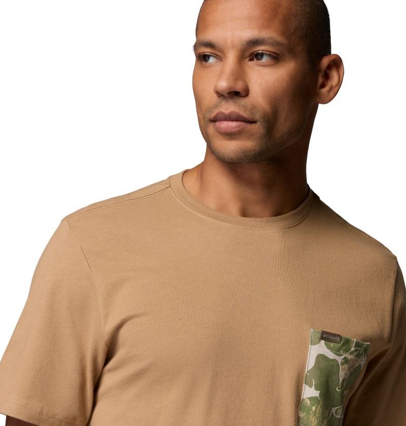 Sharptail Camo Pocket Tee - Mens - sahara 1