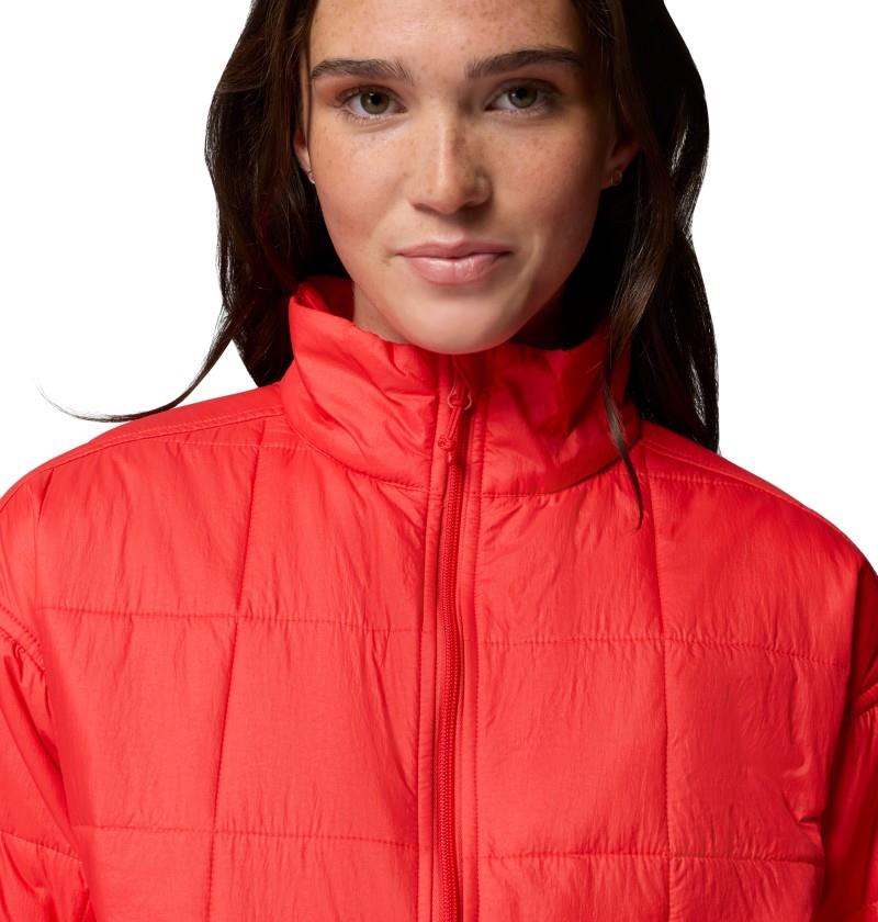 Sienna Hill Quilted Jacket - Womens - poppy red 1