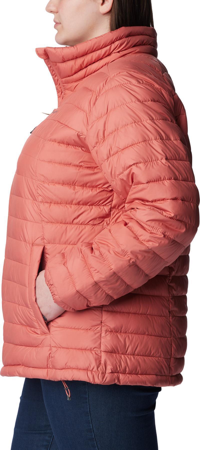 Silver Falls Full Zip Jacket - Plus - Womens - Dark Coral 3