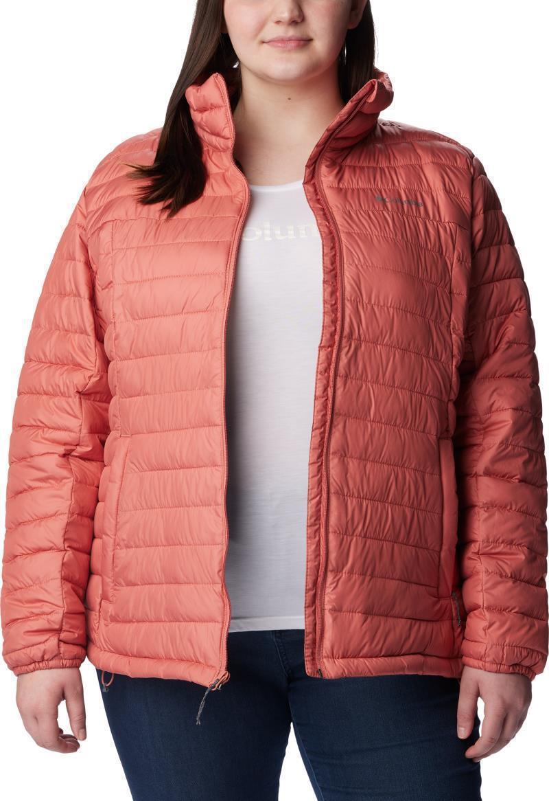 Silver Falls Full Zip Jacket - Plus - Womens - Dark Coral 4