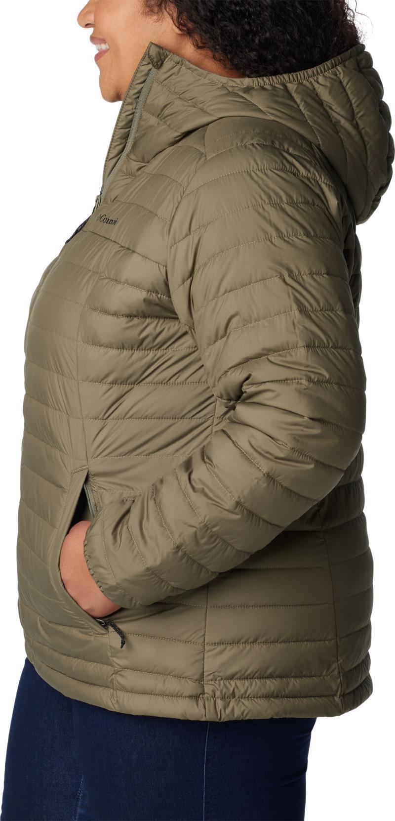 Silver Falls Hooded Jacket, Extended - Womens - Stone Green 3