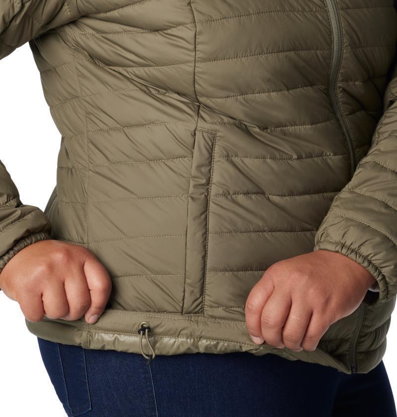 Silver Falls Hooded Jacket, Extended - Womens - Stone Green 7