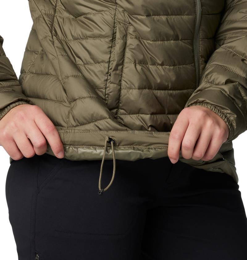 Silver Falls II Hooded Jacket - Womens - Stone Green 4