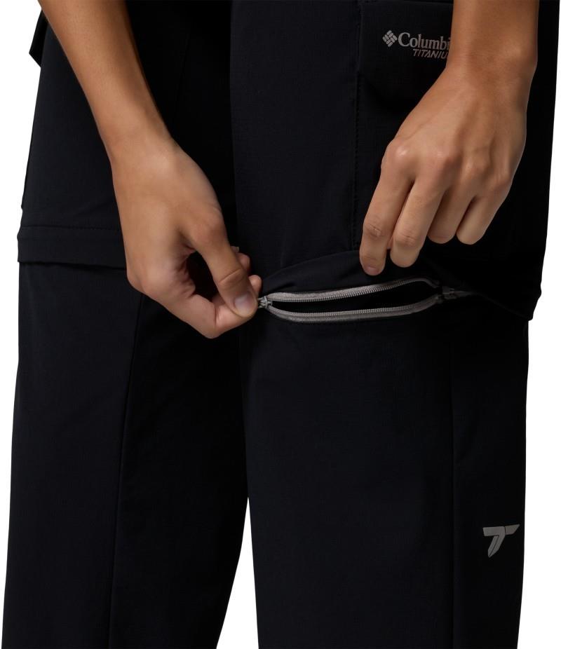 Silver Ridge Elite Convertible Pants, Reg - Womens - black 1