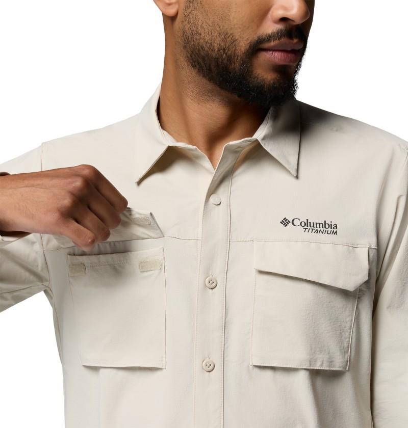 Silver Ridge Elite LS Woven - Mens - dark stone 1