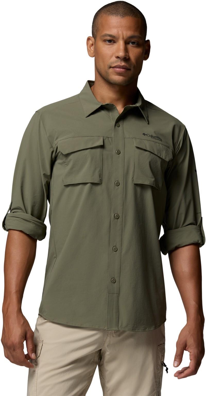 Silver Ridge Elite LS Woven - Mens - stone green 1