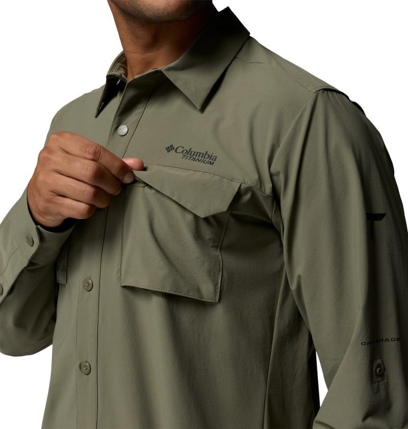 Silver Ridge Elite LS Woven - Mens - stone green 1